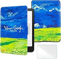 Vista 15 de Funda inteligente compatible con Kindle Paperwhite de 5ª/6ª/7ª generación (lanzado 2012-2018 - Modelo No.: EY21 y DP75SDI), incluye un protector