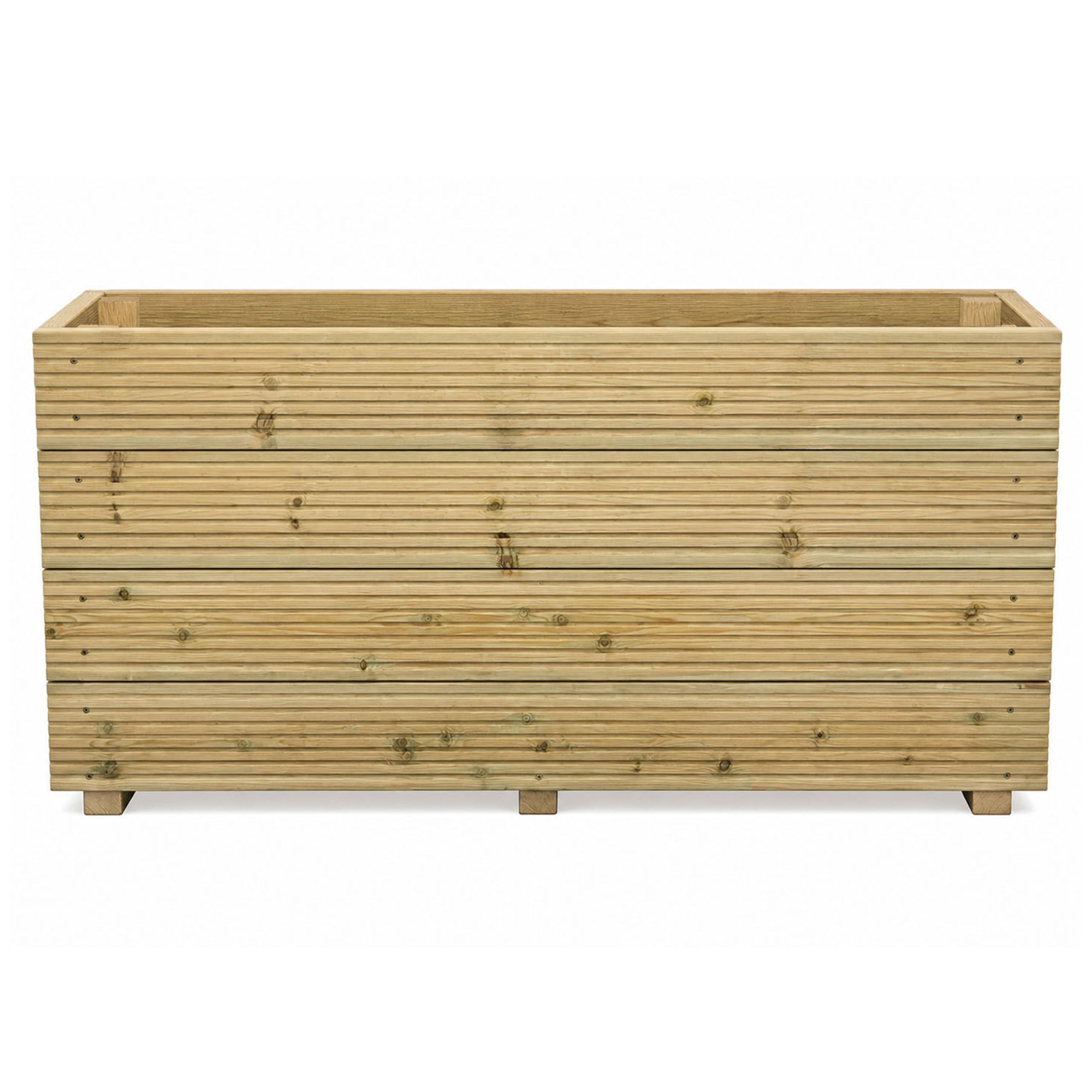Large Planter 63cm Tall 4 Ft Long 120cm Wooden Trough Decking Planters