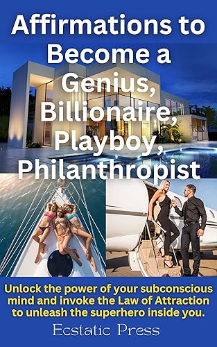 Affirmations to Become a Genius, Billionaire, Playboy, Philanthropist: Unlock the power of your subconscious mind and invoke the Law of Attraction to unleash the superhero inside you.