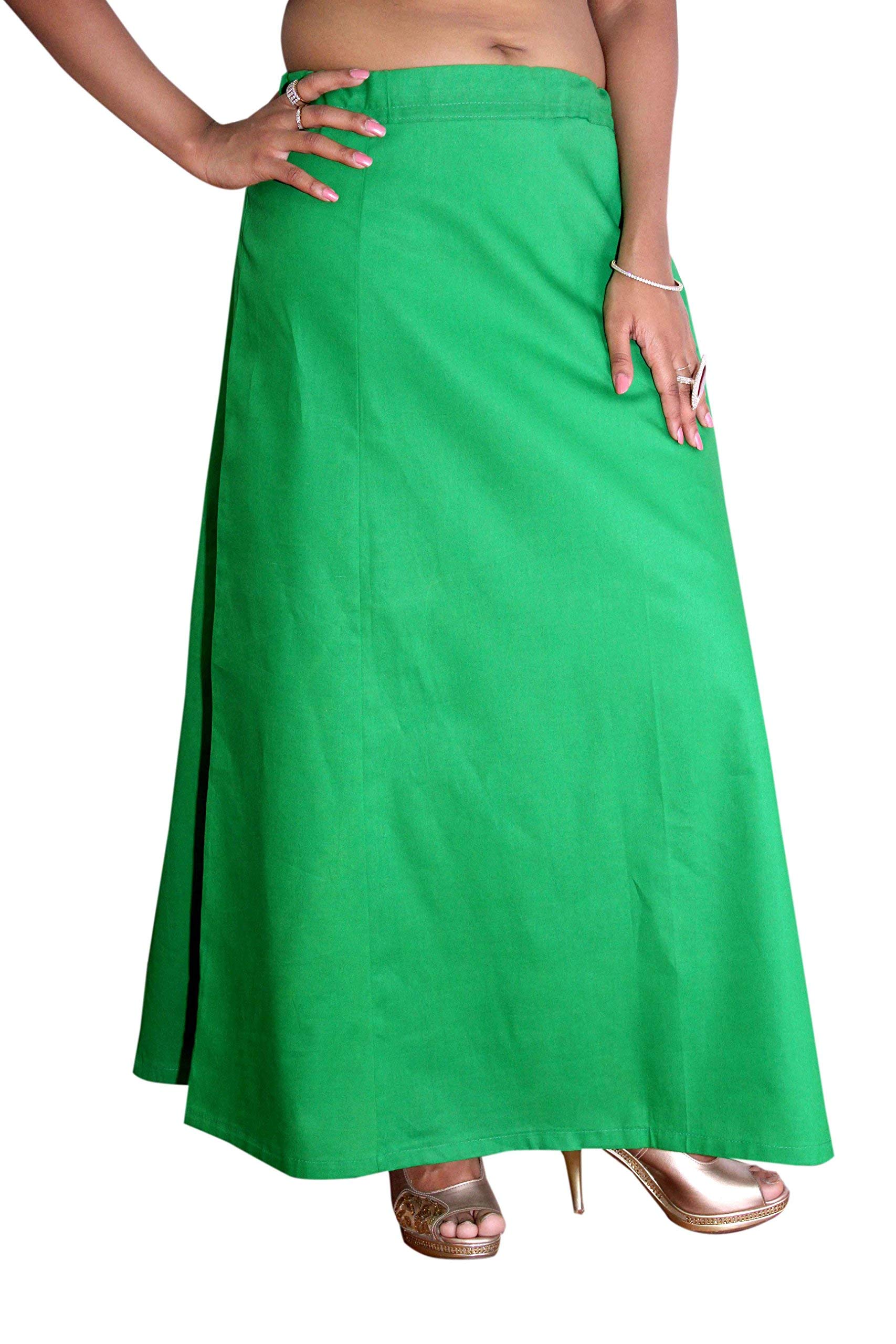 s.k. textiles Women's Cotton Petticoat (Green , 48)-picture-27