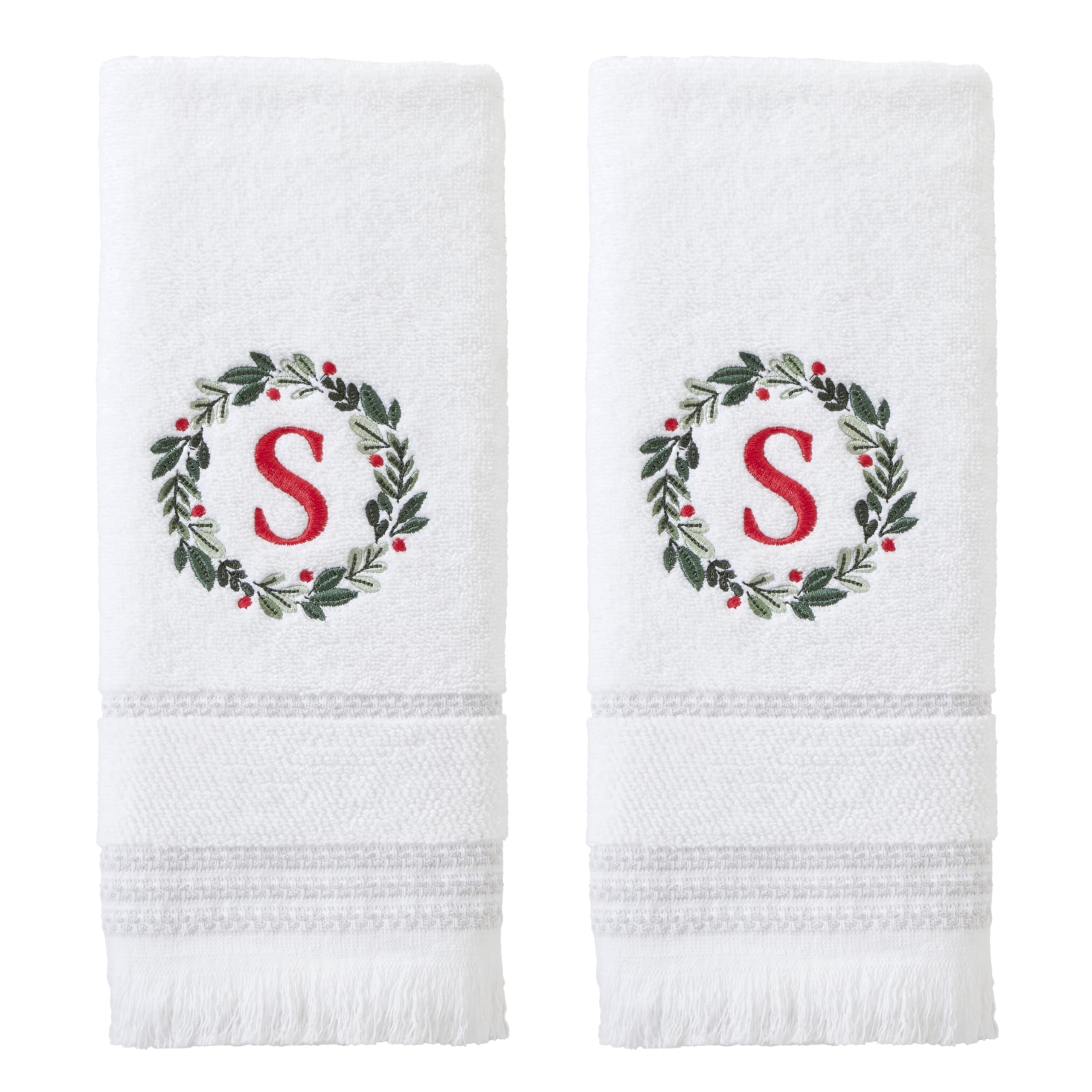 Personalized Bath Towels - Monogrammed E -19 Personalized Bath Towels - Monogrammed E -19