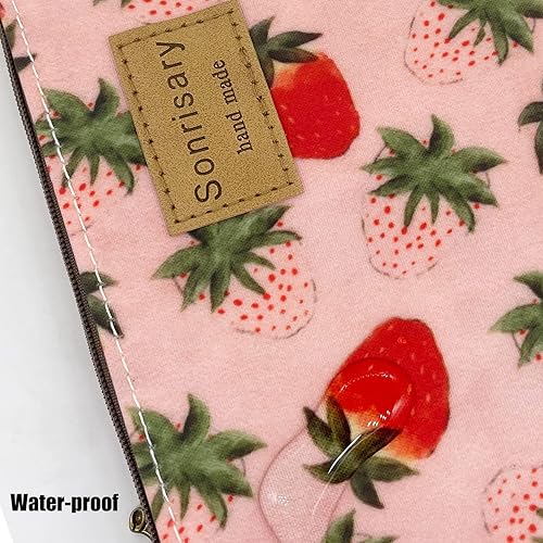 Miniatura 3 de neceser porta cosméticos con impresión floral, 14 diseños, (P1141707)