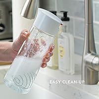 Vista 7 de Whiskware Coctelera de aderezo para ensaladas con batidor de alambre BlenderBall, vidrio