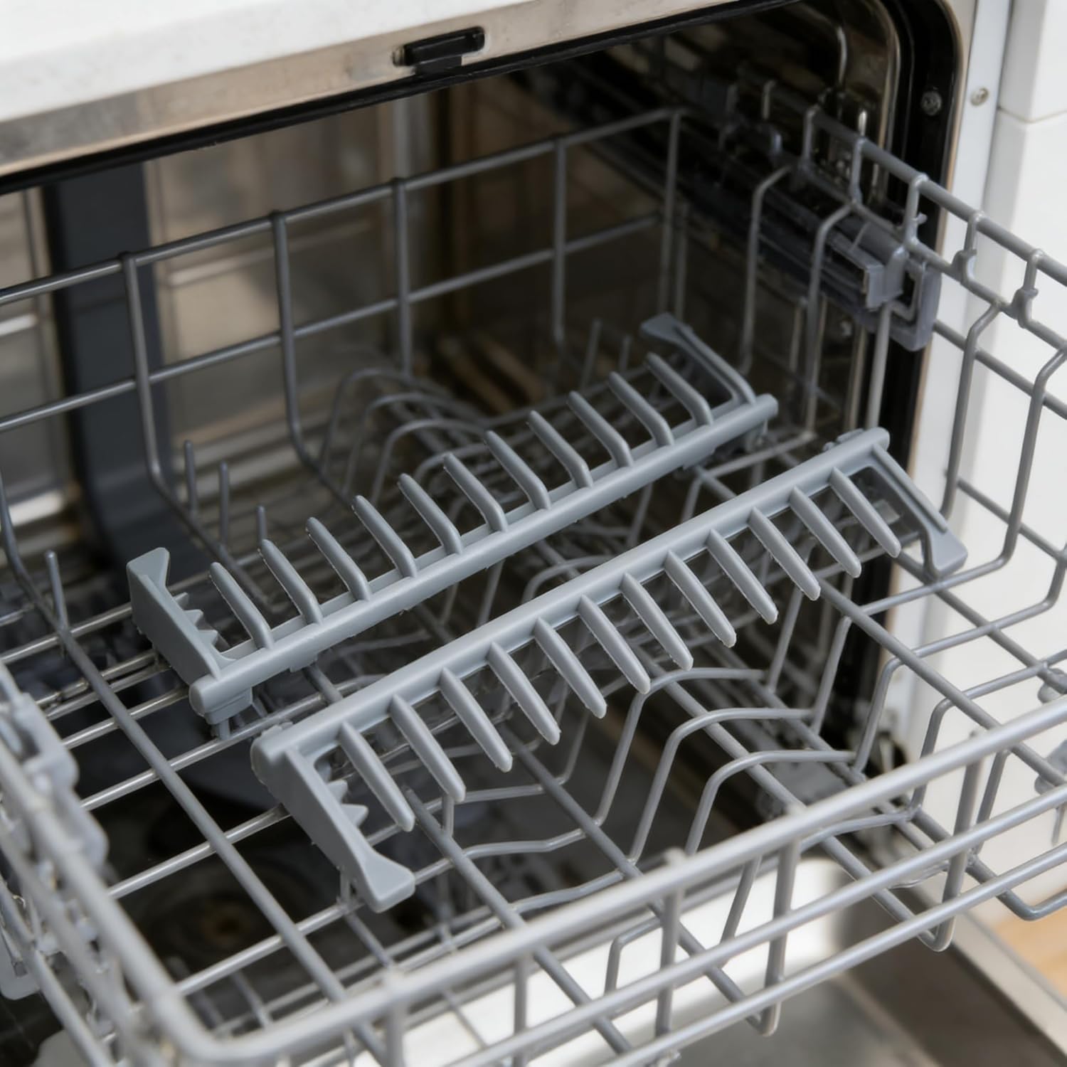00657107 657107 Dishwasher Dishrack Insert Replacement for Bosch Dishwasher Insert Flip Tines Dishrack Insert Compatible with AP5617796 1202372 2693515 657107 AH3652023