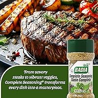 Vista 5 de Badia Condimento Completo 9 oz – Mezcla de Especias Multiusos de Ajo, Cebolla, Sal, Pimienta, Hierbas y Especias - Mezcla Firmada Sabrosa
