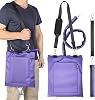 Urine Drainage Bag Holder, Privacy Cover for Foley Catheter or Urine Bag, with Adjustable Strap, Zip Design, Waterproof and Machine Washable, 2000 ml