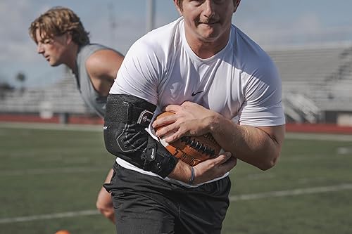 Miniatura 10 de DonJoy Performance Bionic - Codera II - Mediana, soporte máximo con bisagras para hiperextensión de codo, UCL, lesión de ligamento Tommy John, codo