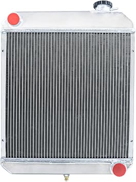 Radiator for 1960-1966 Chevy C10 C20 C30 Pickup C/K Series Suburban 3.8L 4.8L L6 Gas, 3 Row Full Performance Aluminium Radiator
