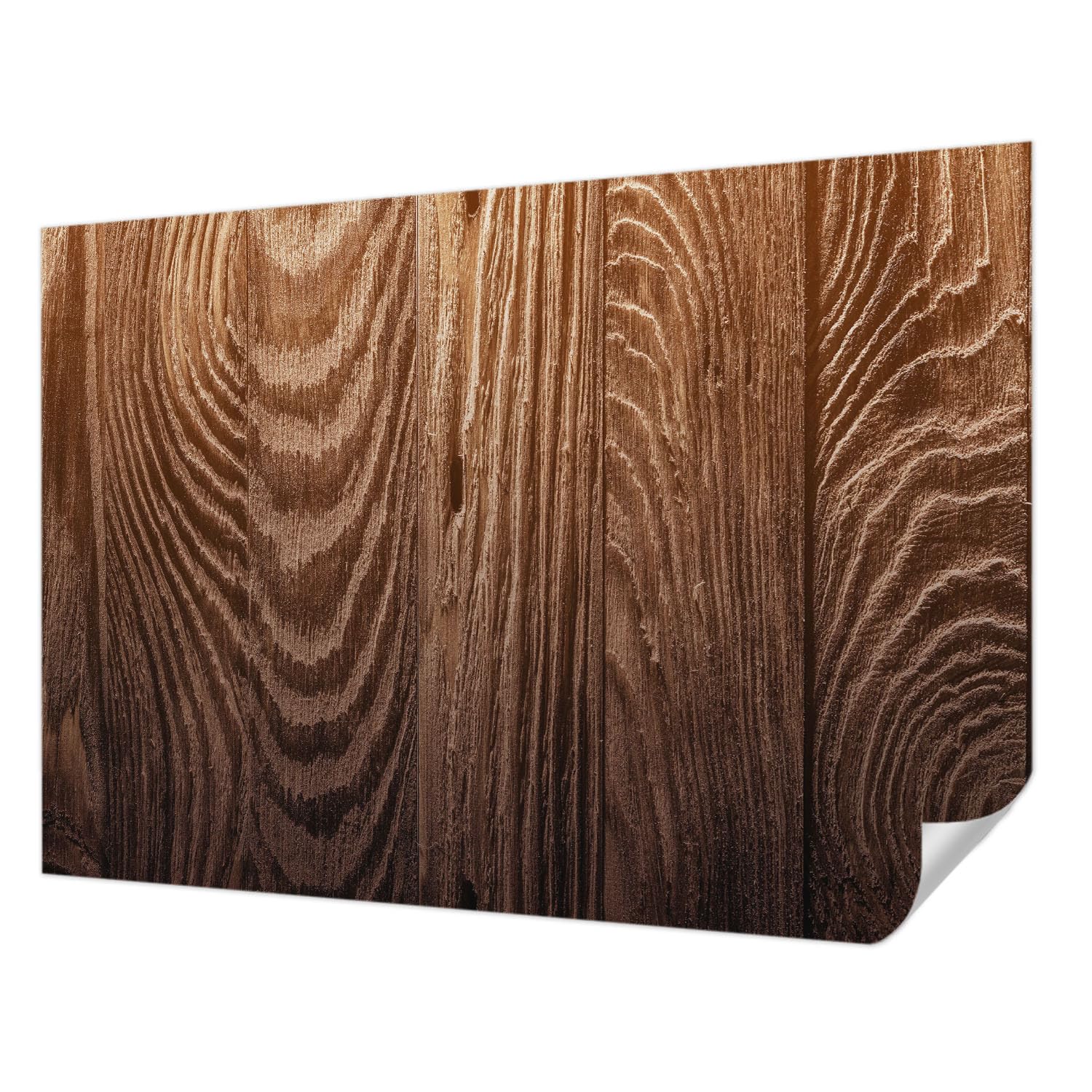 Papier peint auto-adhésif haute qualité Tulup panoramique 208x146 cm anneaux en bois