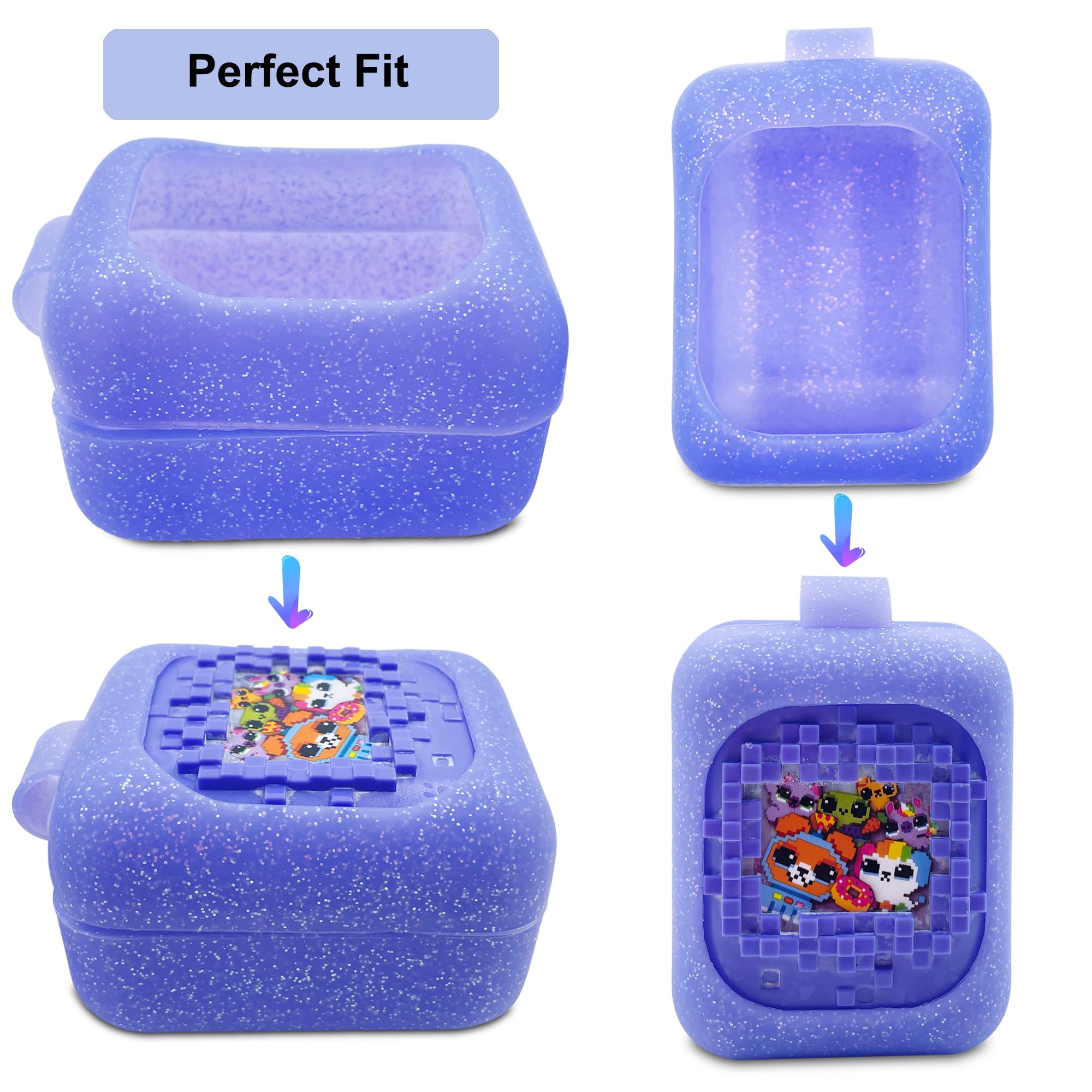 Estuche duro de EVA para Bitzee Interactive Toy Digital Pet con 15 animales virtual electrónico para mascotas, accesorio de almacenamiento protector para mascotas interactivas Bitzee 3D que reaccionan 2