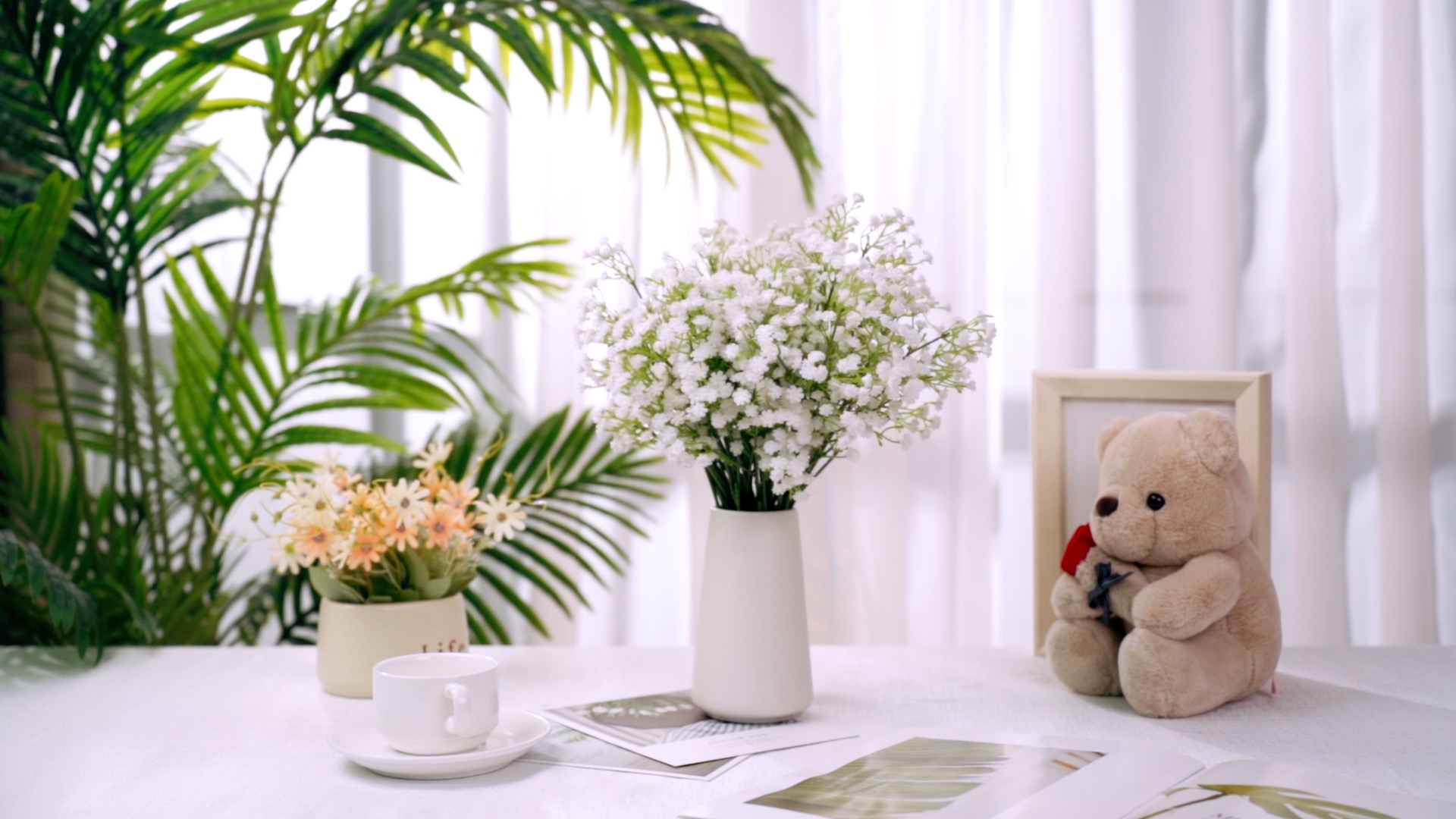 Amazon.com: Janinka 50 Pcs Baby Breath Artificial Flowers Bulk