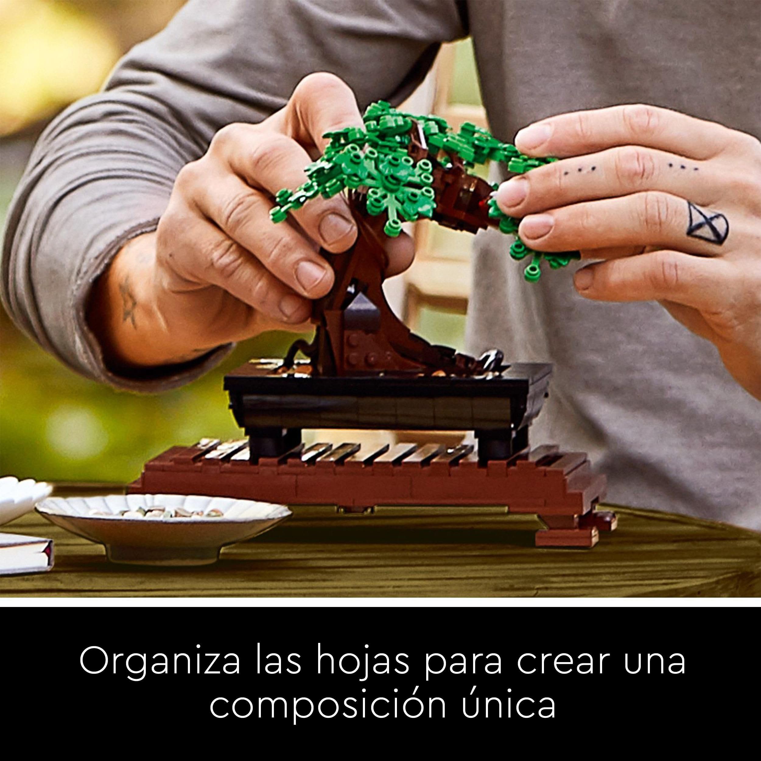 LEGO Botanicals Bonsái Kit de Maquetas y Manualidades para Adultos - Decoración para el Hogar y la Oficina, Flores y Plantas Artificiales, Regalo para Mujeres y Hombres, Madres, Pareja 10281