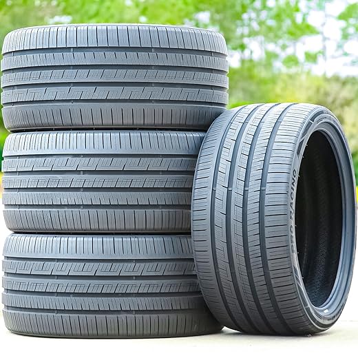 Set of 4 (FOUR) Aplus PRO Racing All Season Passenger High Performance Radial Tires-245/35R21 245/35ZR21 245/35/21 245/35-21 96Y Load Range XL 4-Ply BSW Black Side Wall UTQG 420AA