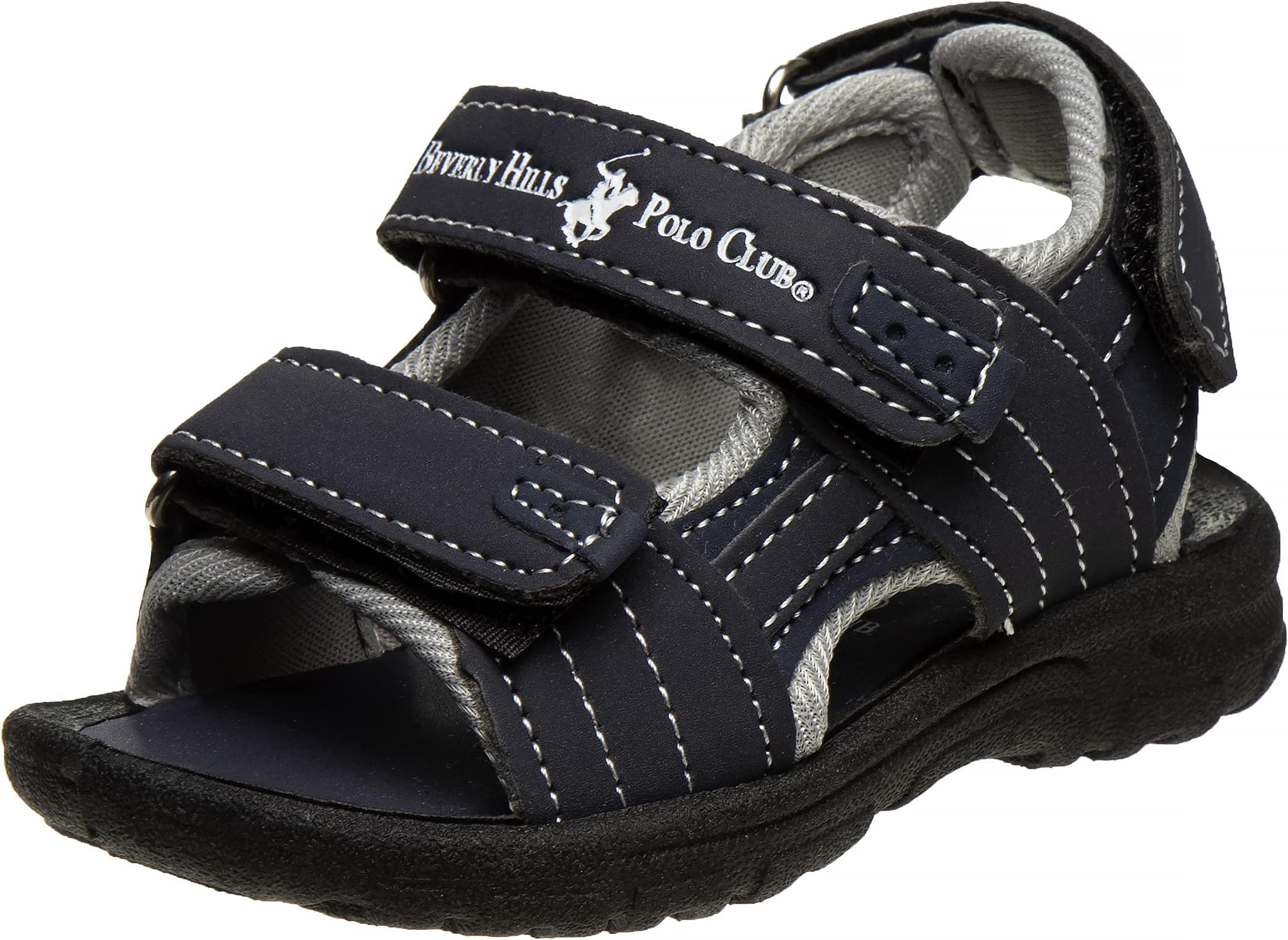 Boys Double Strap Sandals with Rugged Sole