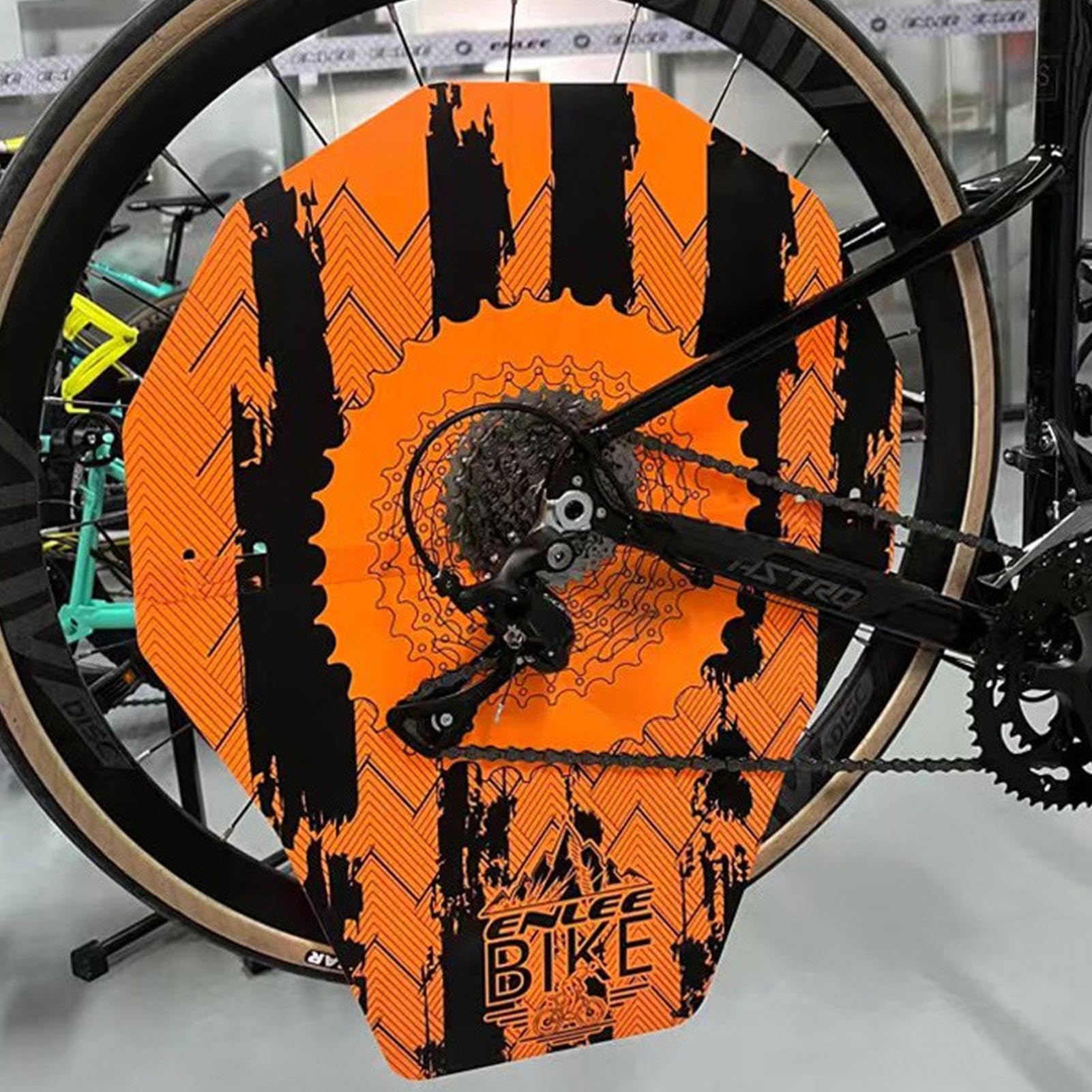 Grime Guard - Scheibenbremsen Schutz Fahrrad | Copertura protettiva anti-olio per freni a disco | Accessorio compatibile con bici da strada e per manutenzione e puliziaac