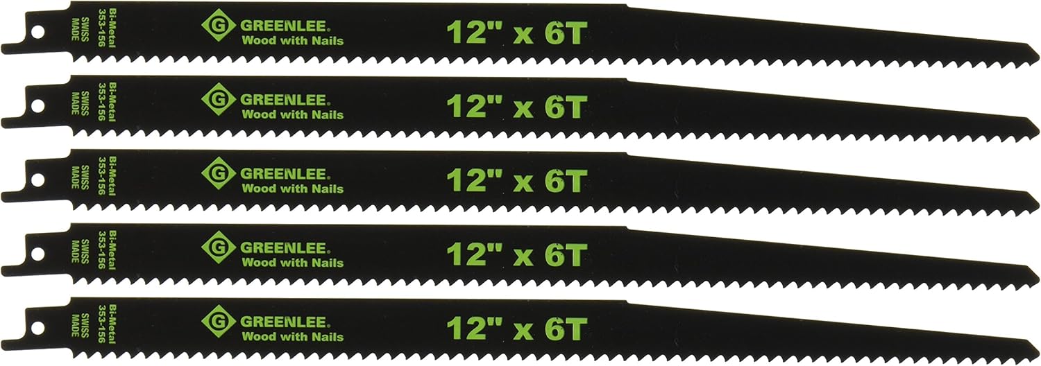 Greenlee 353-156 BLADE PKG,RECIP-12.00 X 6