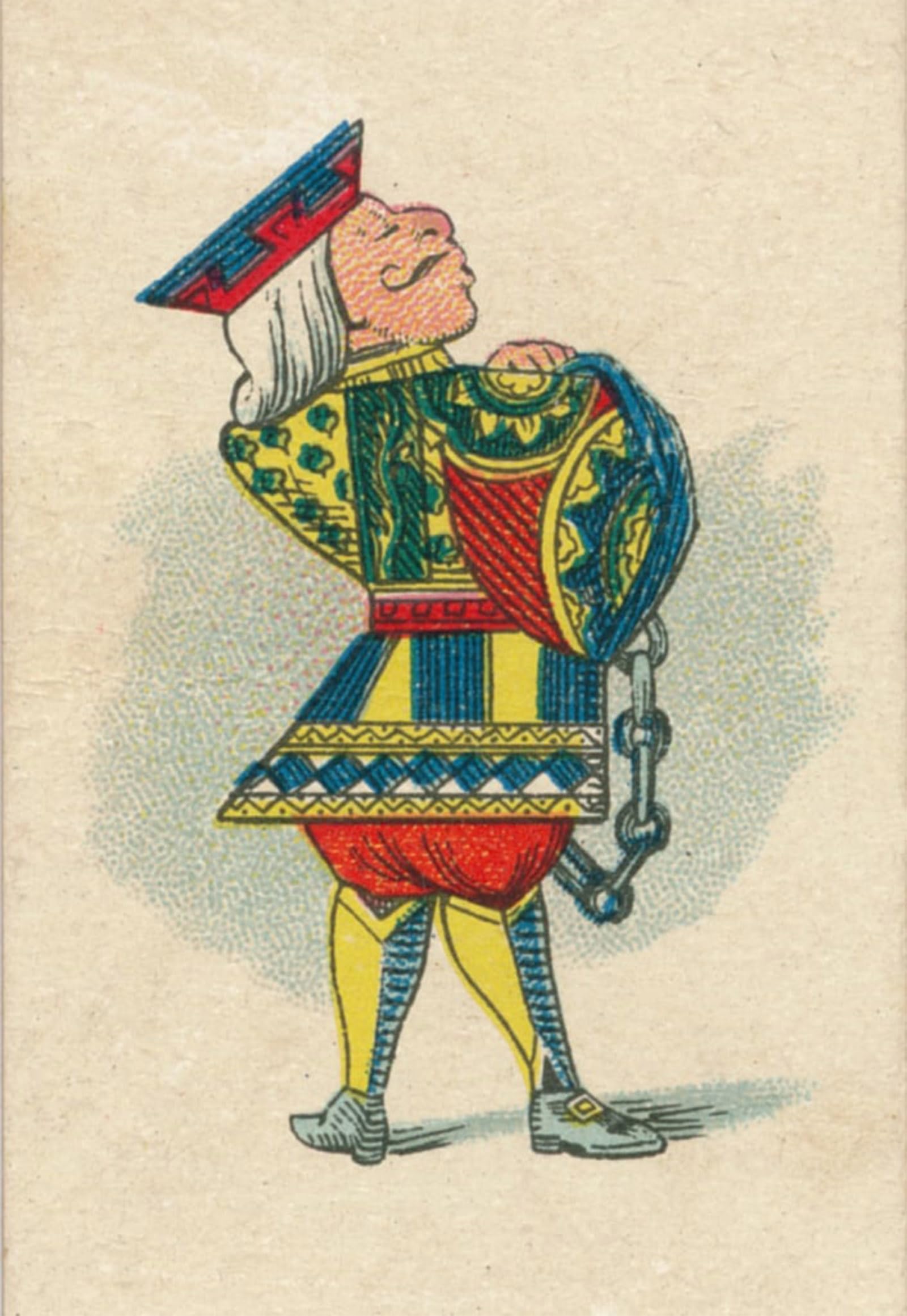 HRJUBWREE Retro Picture Art Painting Wall Poster the Knave by Tenniel Vintage Art Print for Office Decor 60x90cm