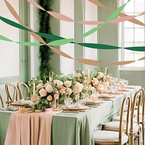 Vista 57 de 8 rollos de serpentinas de papel crepé doradas, decoración de fiesta de Año Nuevo, graduación, Navidad, arco iris, suministros de bricolaje