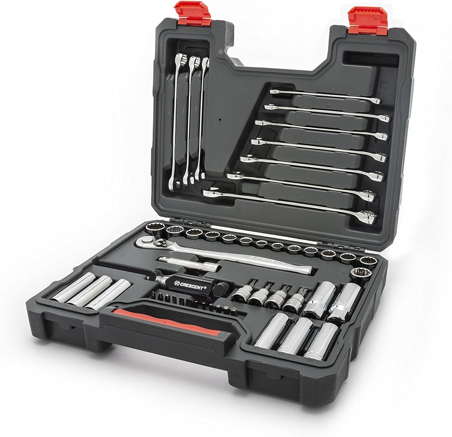 Crescent 51 Piece Mechanics Tool Set, SAE & Metric - CTK51, Multi, One Size