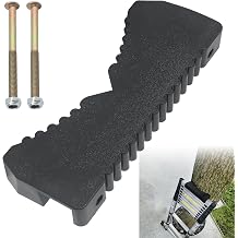 Rubber Steep Ladder Stabilizer,Anti-Slip Ladder Accessory,with Strap and Screws Ladder Poles Non-Slip Mat for Telescopic Ladder, Single Straight Ladder, Engineering Ladder, Enhance Stability