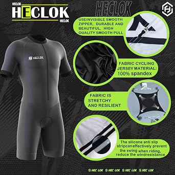 Mens Triathlon Tri Suit-One-Piece Short Sleeve Trisuits with Zip-Running Cycling Swimming,Pattern Can Be Customized
