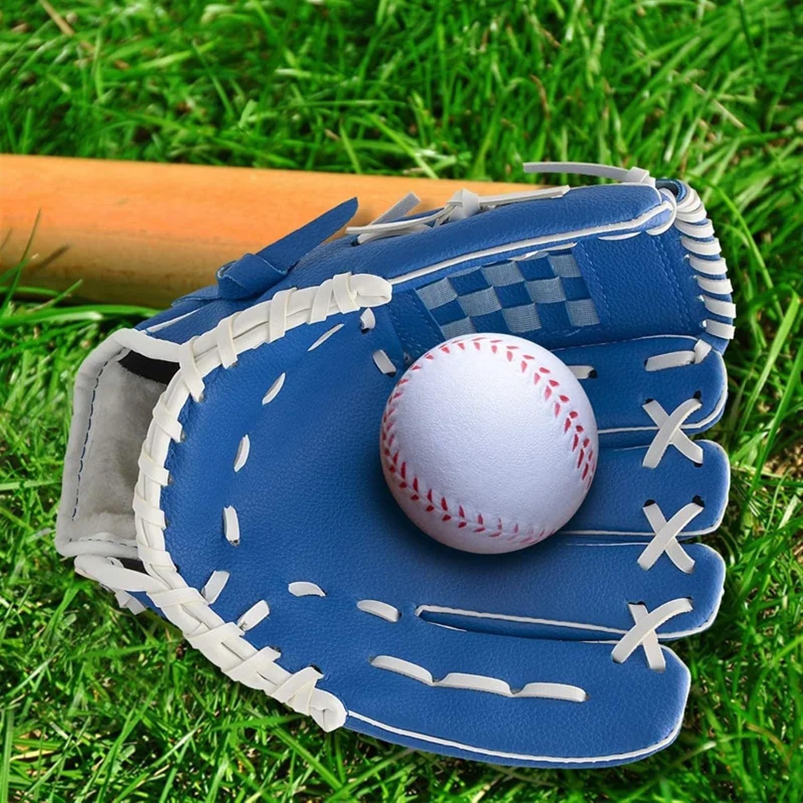 Guanto da Baseball Guanto da Baseball Mens Softball Glove Youth Softball Mitt Sports Softball Glove for Under 16 Youth Beginner Play Training