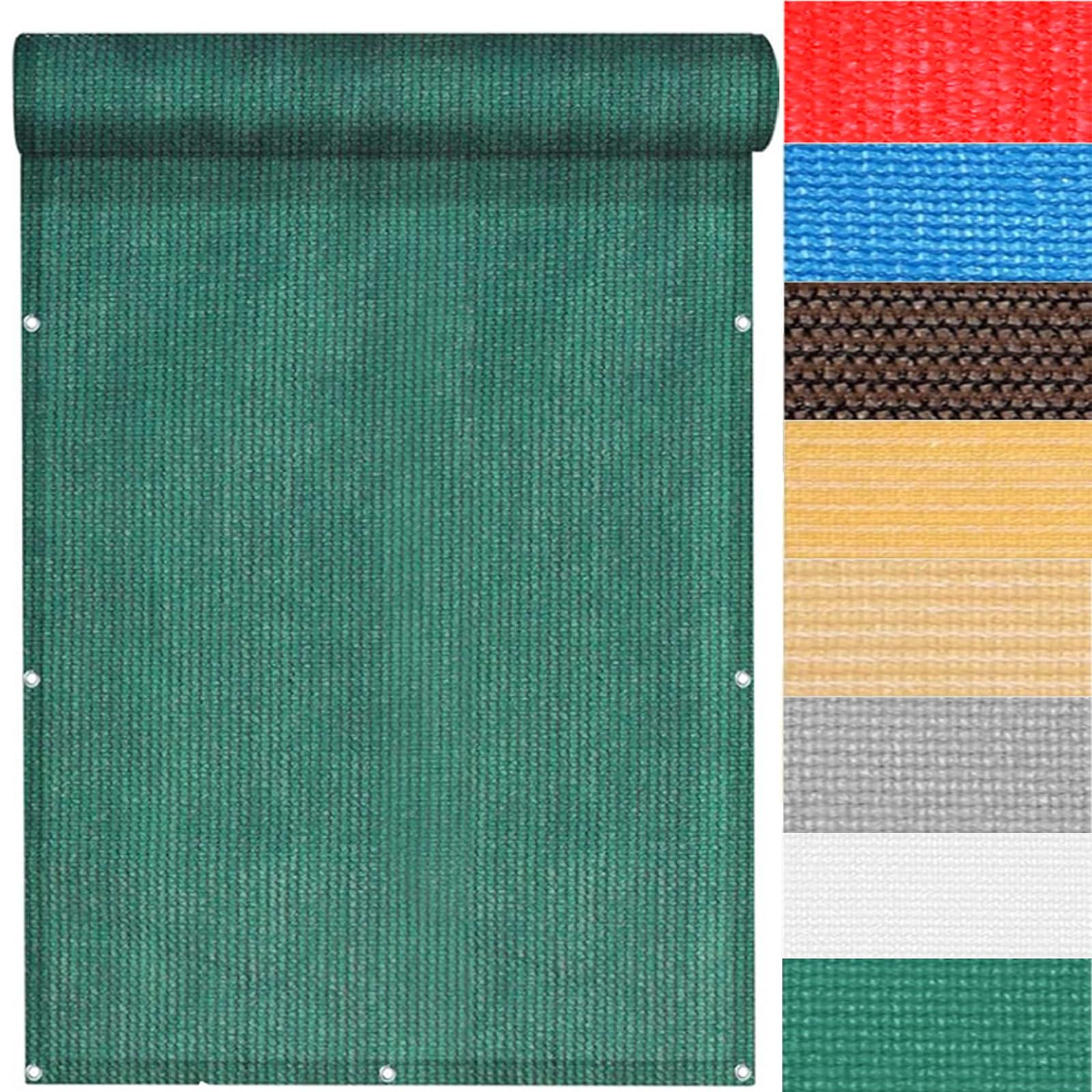 Voile d'ombrage respirant avec protection 95% UV pour terrasse et patio