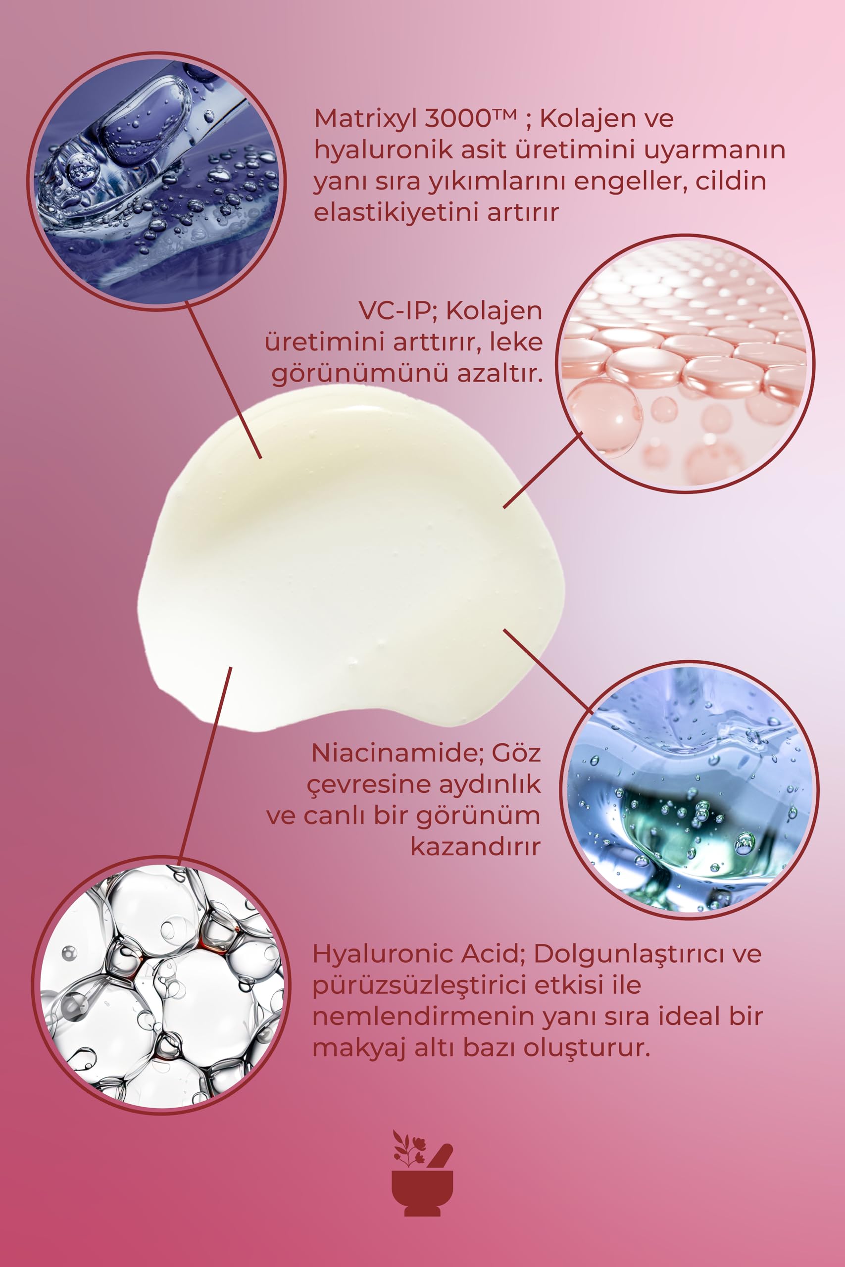 Cosmed C Vitamini İçeren Aydınlatıcı Etkili Su Bazlı Göz Çevresi Bakım Kremi - İlk kırışıklıklar 15 ml