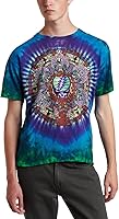 Liquid Blue Men's Grateful Dead Celtic Mandala Tie Dye T-Shirt - Officially Licensed, Hand-Dyed USA Cotton Tee