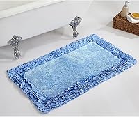 Vista 83 de Better Trends Alfombras en forma de corazón de 30 pulgadas, 100% algodón, suave, antideslizante, lavables, absorbentes de agua, para la entrada