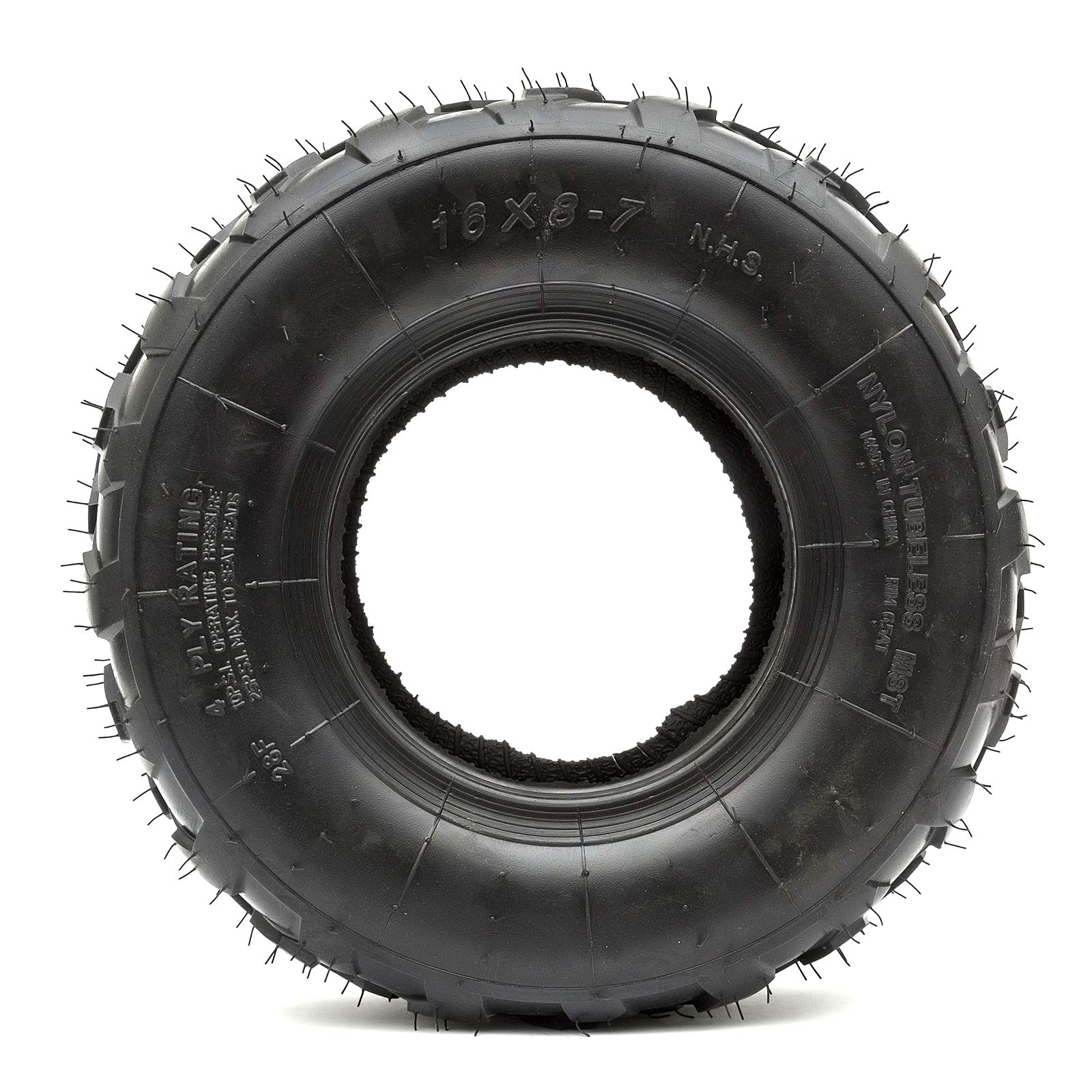 Go Kart Tires 7 Inch Go Kart Tire Wheel 16X8-7 ATV Tubeless Tire And Rim... Go Cart Wheels And Tires Set - Foto 11