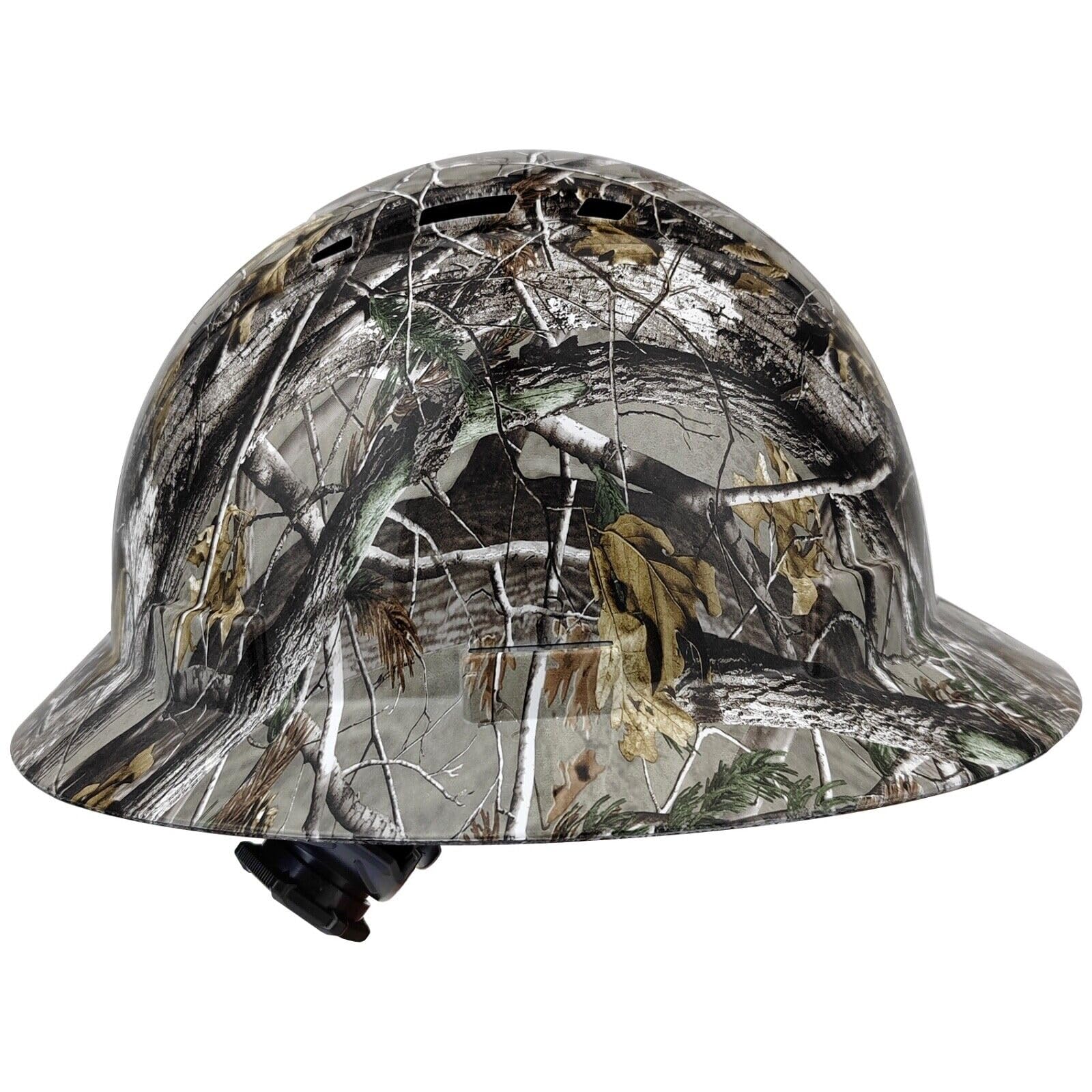 HDPE Hydro Dipped Full Brim Hard Hat with Fas-trac Suspension