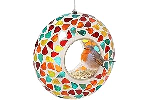 Sunnydaze Fly-Through Hanging Bird Feeder: Enhance Your Backyard Paradise