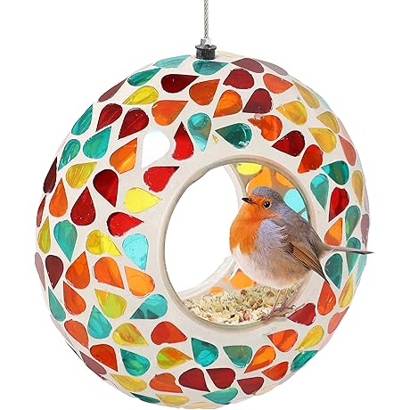 Sunnydaze Fly-Through Hanging Bird Feeder: Enhance Your Backyard Paradise