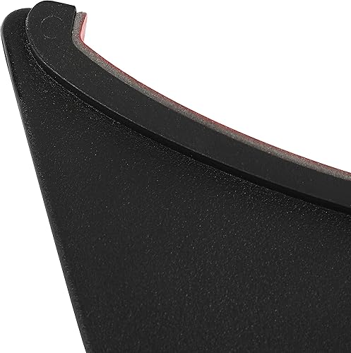 Miniatura 6 de HECASA Estabilizador de ala de alerón compatible con Subaru WRX STI Sedan 2015-2021 negro Spoiler Stiffi Soporte 2 piezas