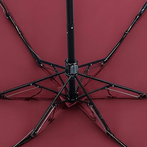 Miniatura 7 de LEAGERA Paraguas de viaje compacto con estuche, mini paraguas para bolso, diseño pequeño, ligero y pequeño, perfecto para sombrilla al aire libre y