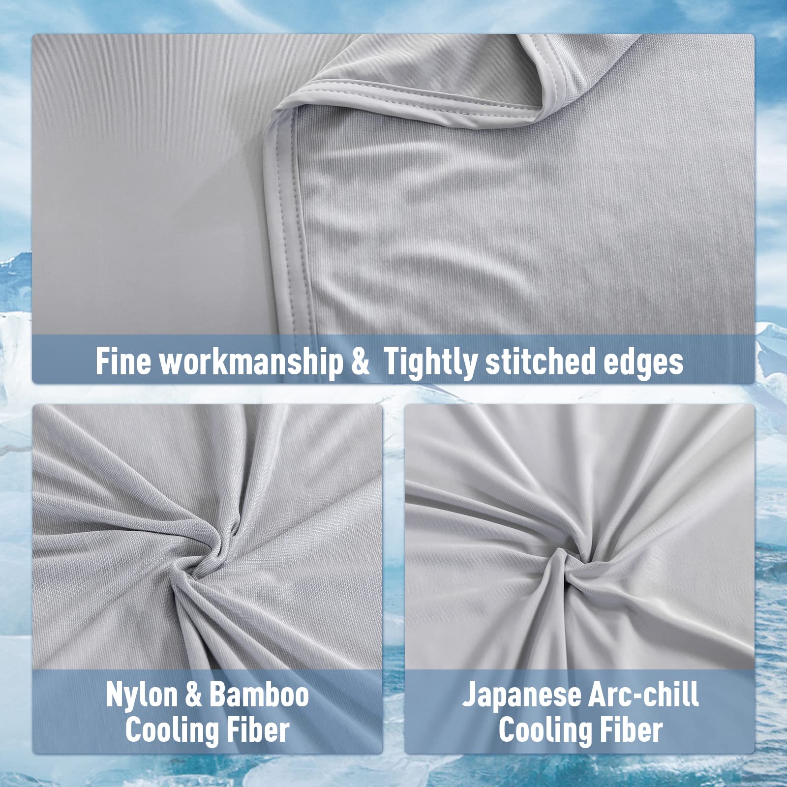 Amazon.com: QUILTINA Summer Cooling Blanket for Double Side