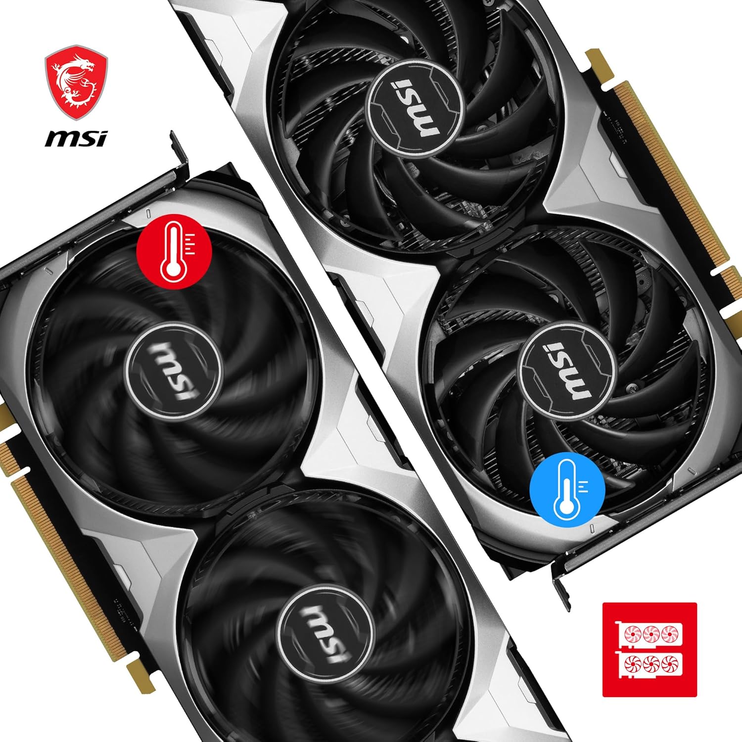 MSI GeForce RTX 4060 Ti Ventus 3X 16G OC Graphics Card -NVIDIA RTX 4060 Ti, 16GB GDDR6 Memory, 18Gbps, PCIe 4.0, DLSS3