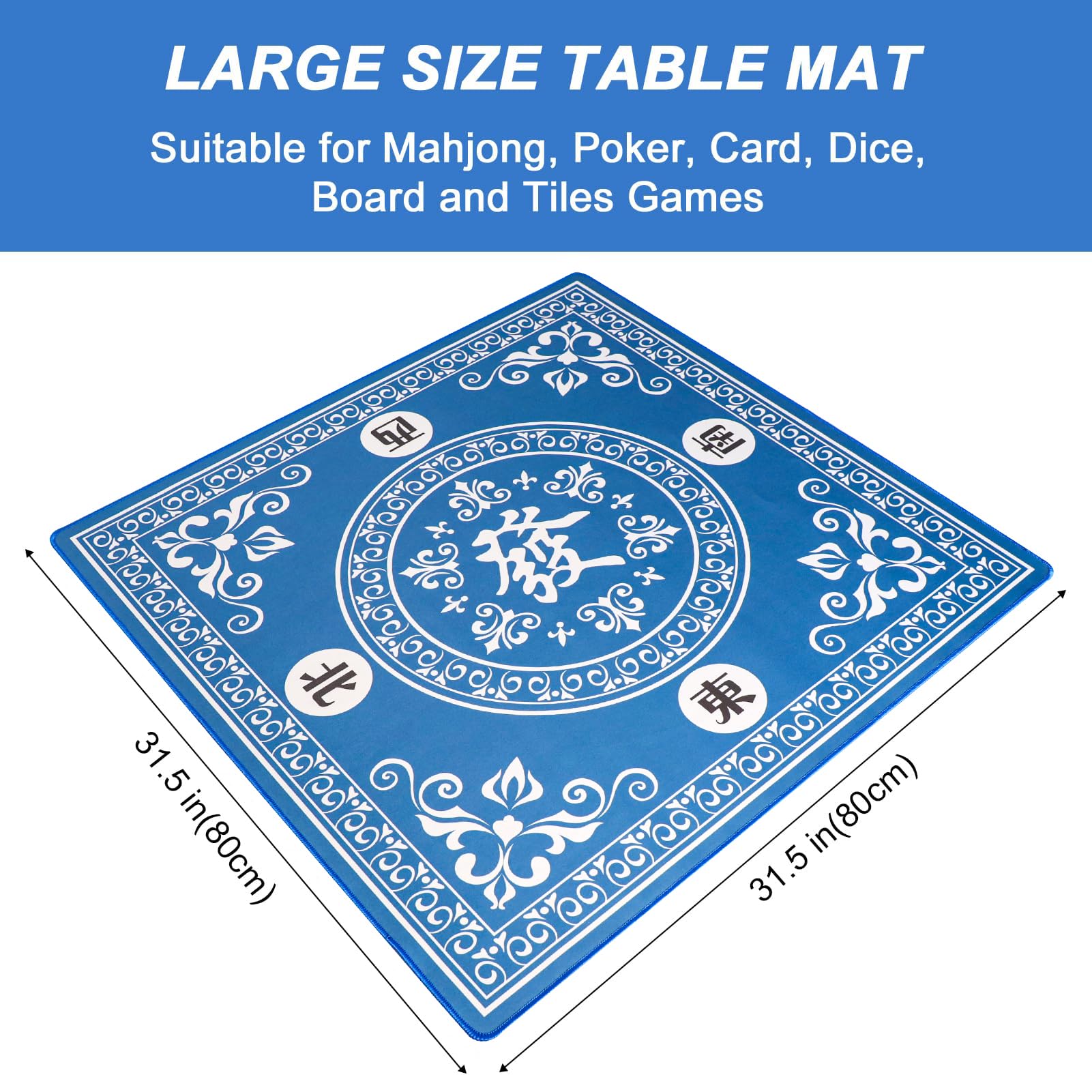 GUSTARIA Mahjong Mat,31.5