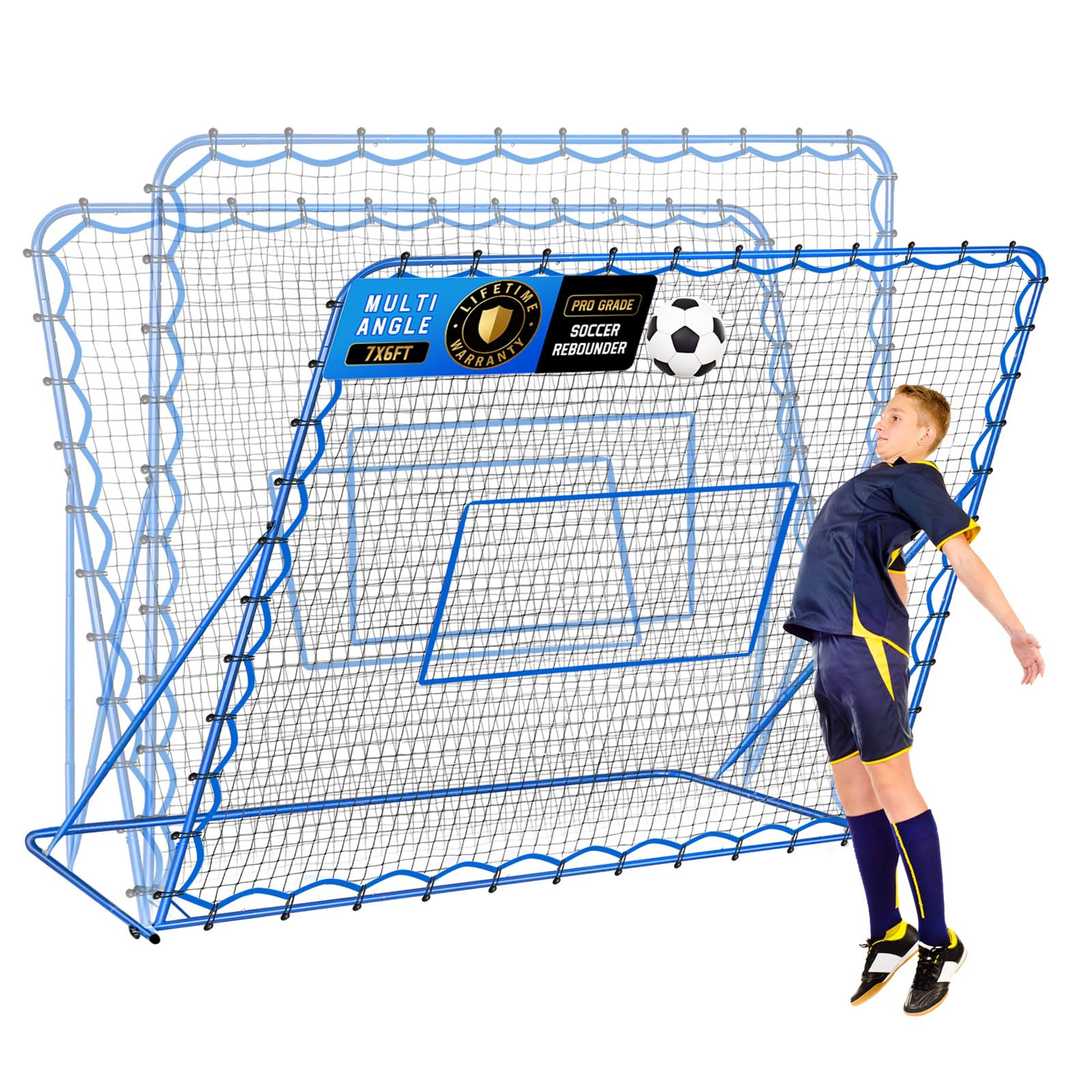 Soccer Baseball Rebounder Soccer Goal Net, Volleyball Rebound Pitchback Net