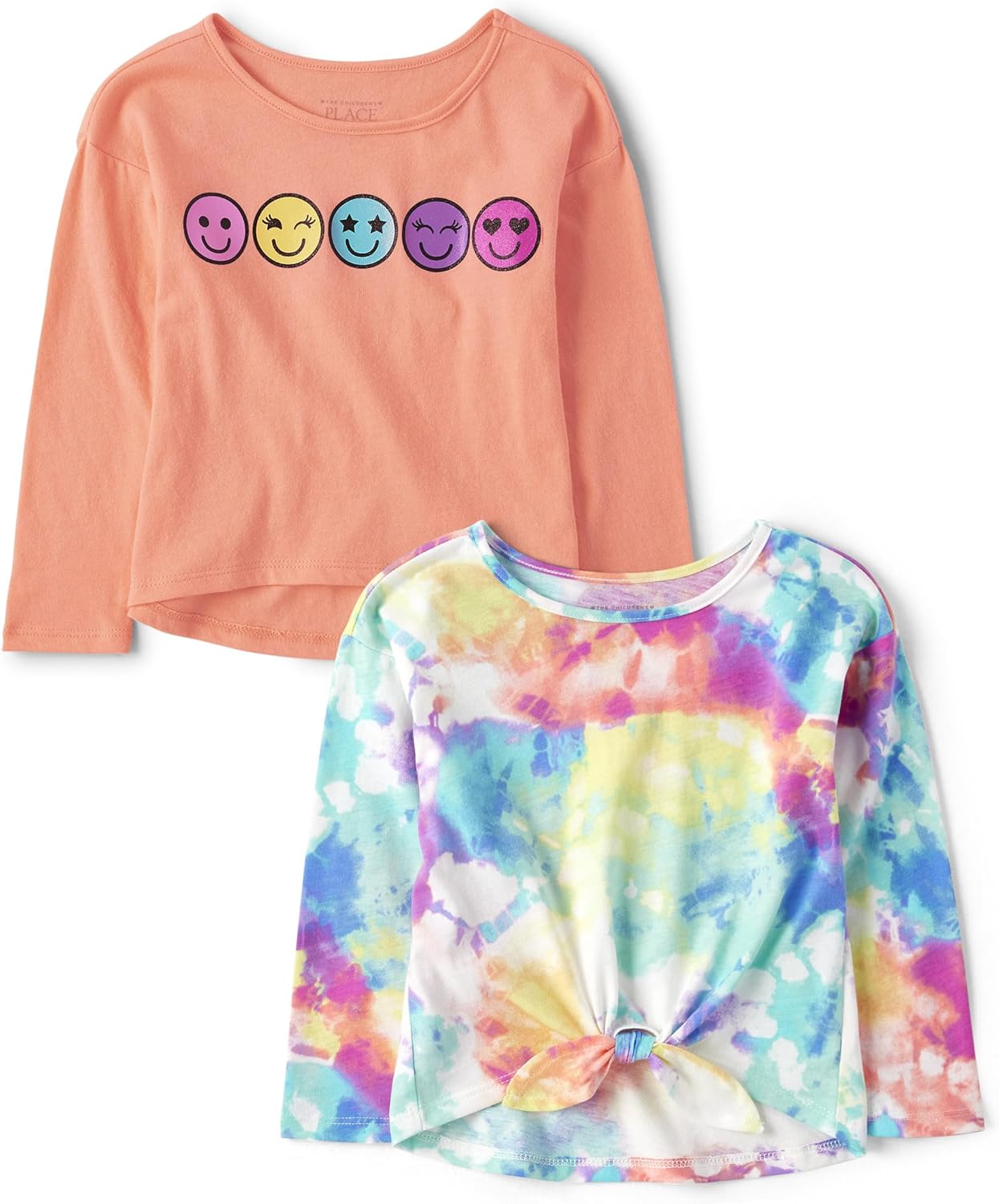 The Children’s Place Toddler Girl Long Sleeve Fashion Shirts 2-Pack The Children’s Place Toddler Girl Long Sleeve Fashion Shirts 2-Pack