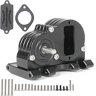 RC Car Gearbox for LCG Chassis Rails for 1/10 RC Crawler Axial SCX10 II RC Crawler Car Metal Complete Transmission Case