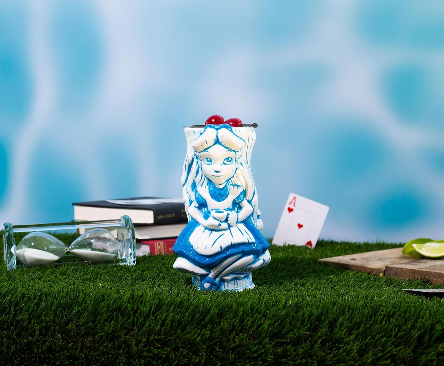 Geeki Tikis Disney Alice In Wonderland Alice Ceramic Mug | Party Cocktail Tumbler For Liquor and Beverages | Holds 20 Ounces