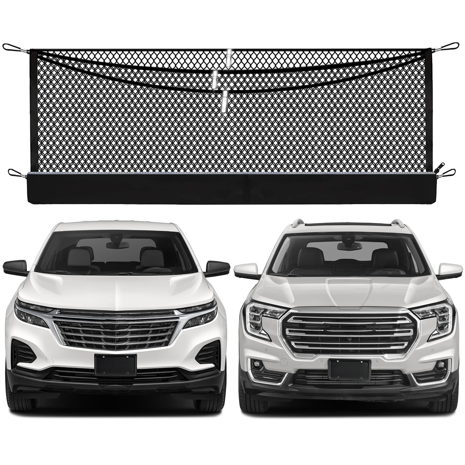 3-Layer Cargo Net for Chevy/GMC Equinox &amp; Terrain 2018-2024，Zoned Storage