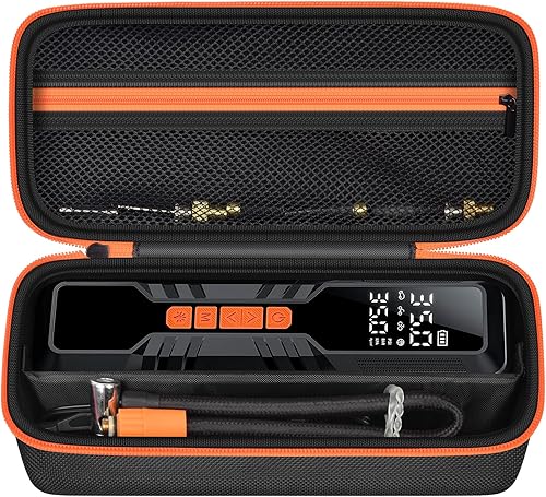 Miniatura 1 de Funda compatible con HIPOMpara inflador de neumáticos Hajomel, compresor de aire portátil, bolsa de almacenamiento de bomba de aire para modaripara