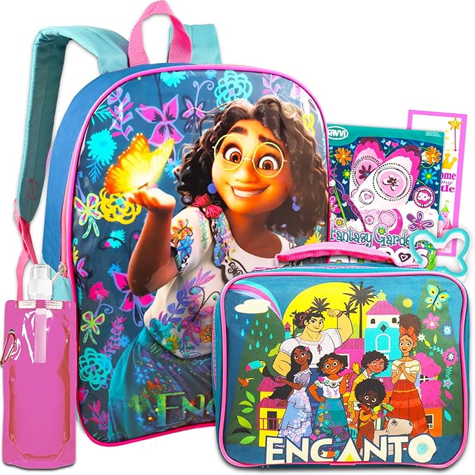 Encanto Backpack and Lunch Bag Set for Girls Bundle with