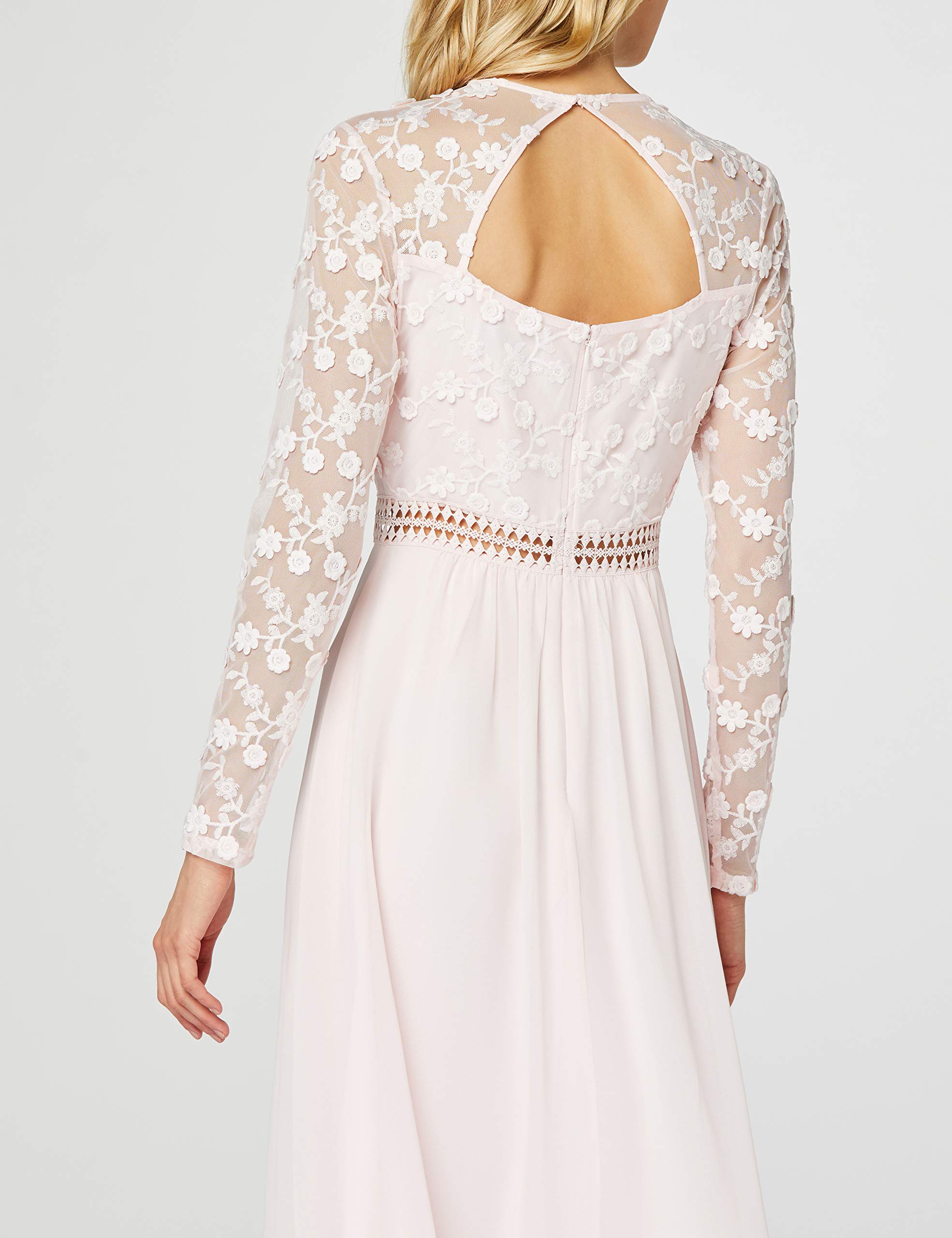 TRUTH & FABLE Vestito Midi A-Line in Chiffon Donna