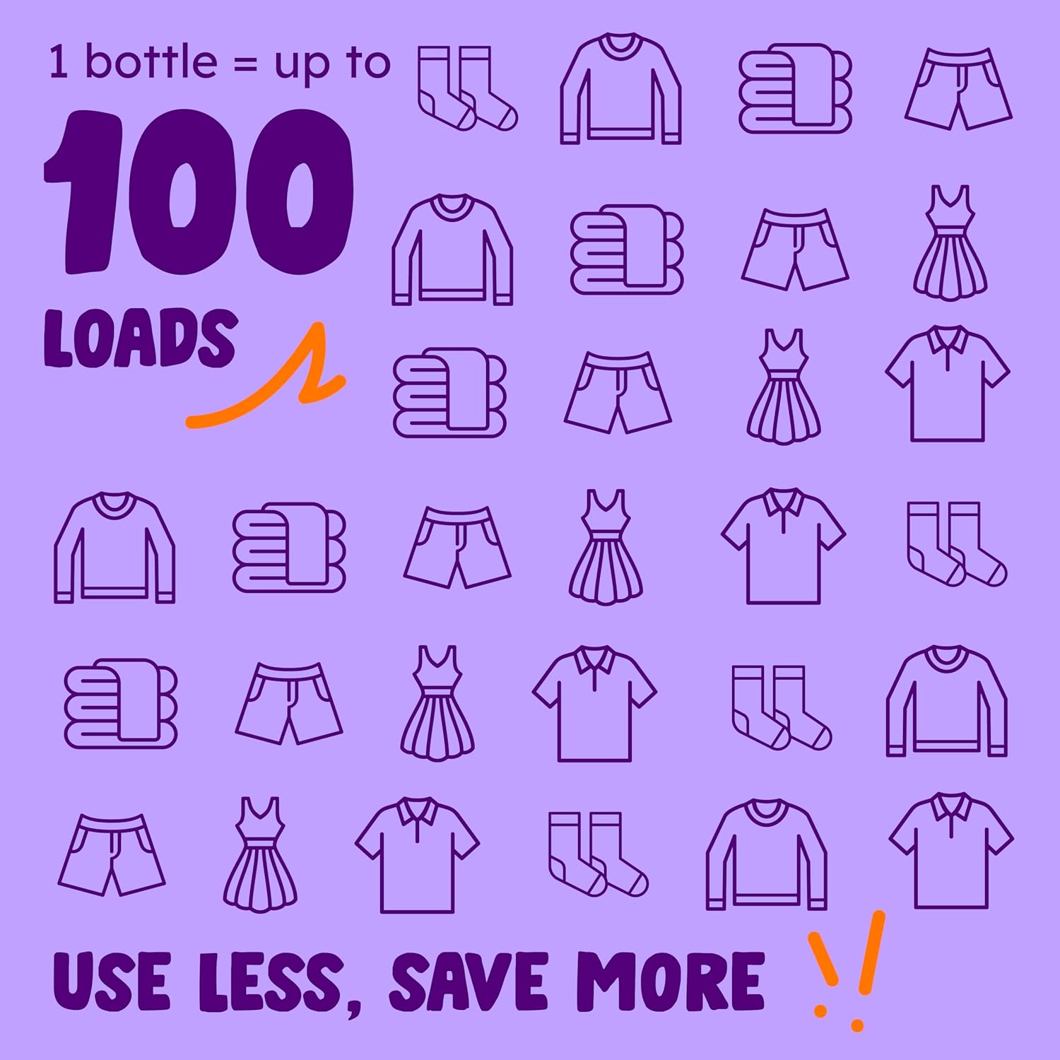 Originally Yellow Plant Based Laundry Detergent | Ultra-Concentrated Natural Laundry Detergent with Organic Lavender | High-Efficiency Clean, Tough on Stains, Gentle on Fabric | 50 Oz