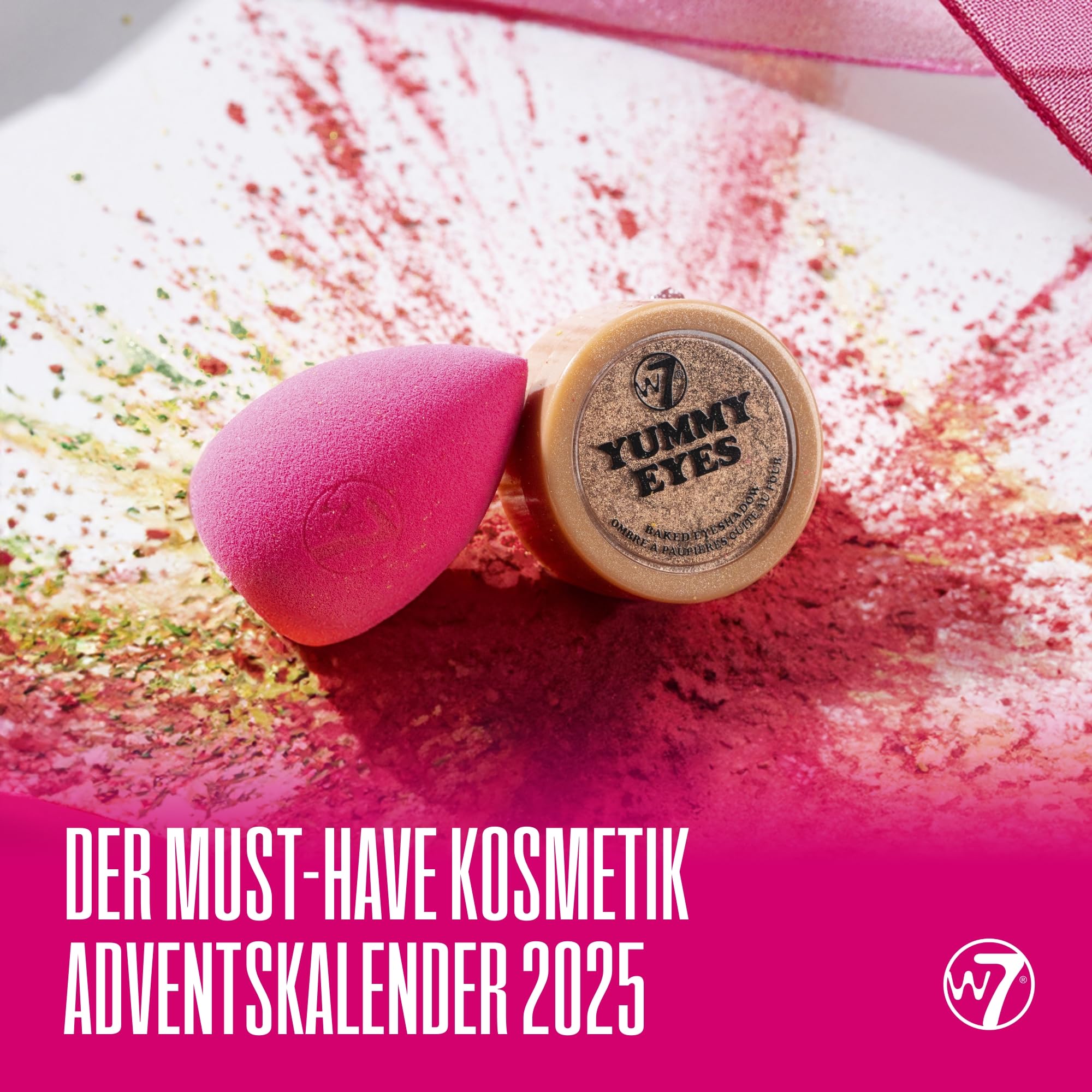 W7 Beauty Blast Adventskalender 2025 – 24 einzeln verpackte Make-up & Kosmetik-Überraschungen für Weihnachten – Tierversuchsfreie Geschenkideen