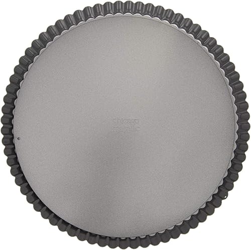 Sartén antiadherente para quiche, 11 pulgadas, gris